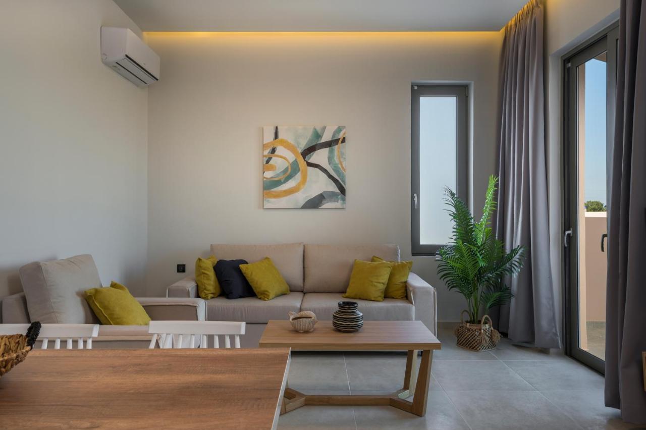 Aegean Breeze Luxury Apartments Next To The Sea Maleme Dış mekan fotoğraf