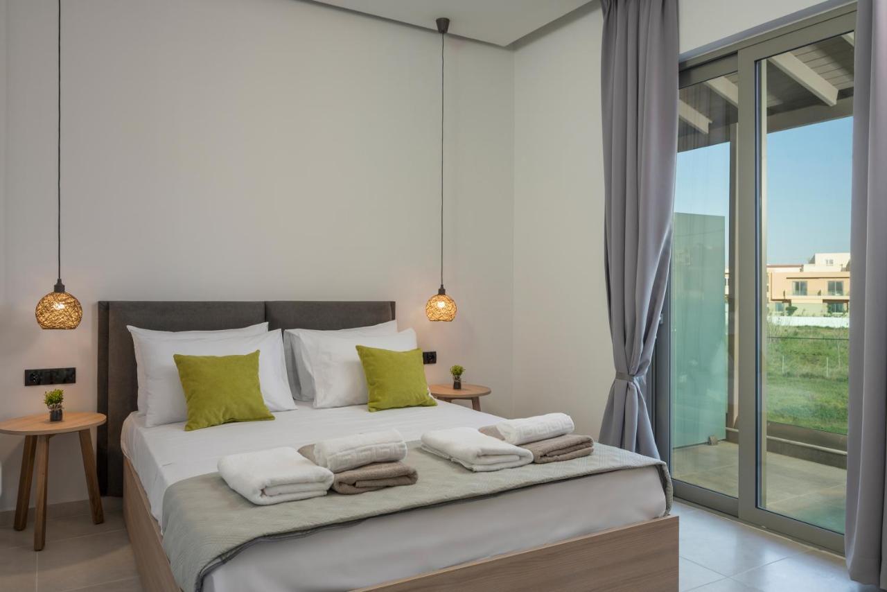 Aegean Breeze Luxury Apartments Next To The Sea Maleme Dış mekan fotoğraf