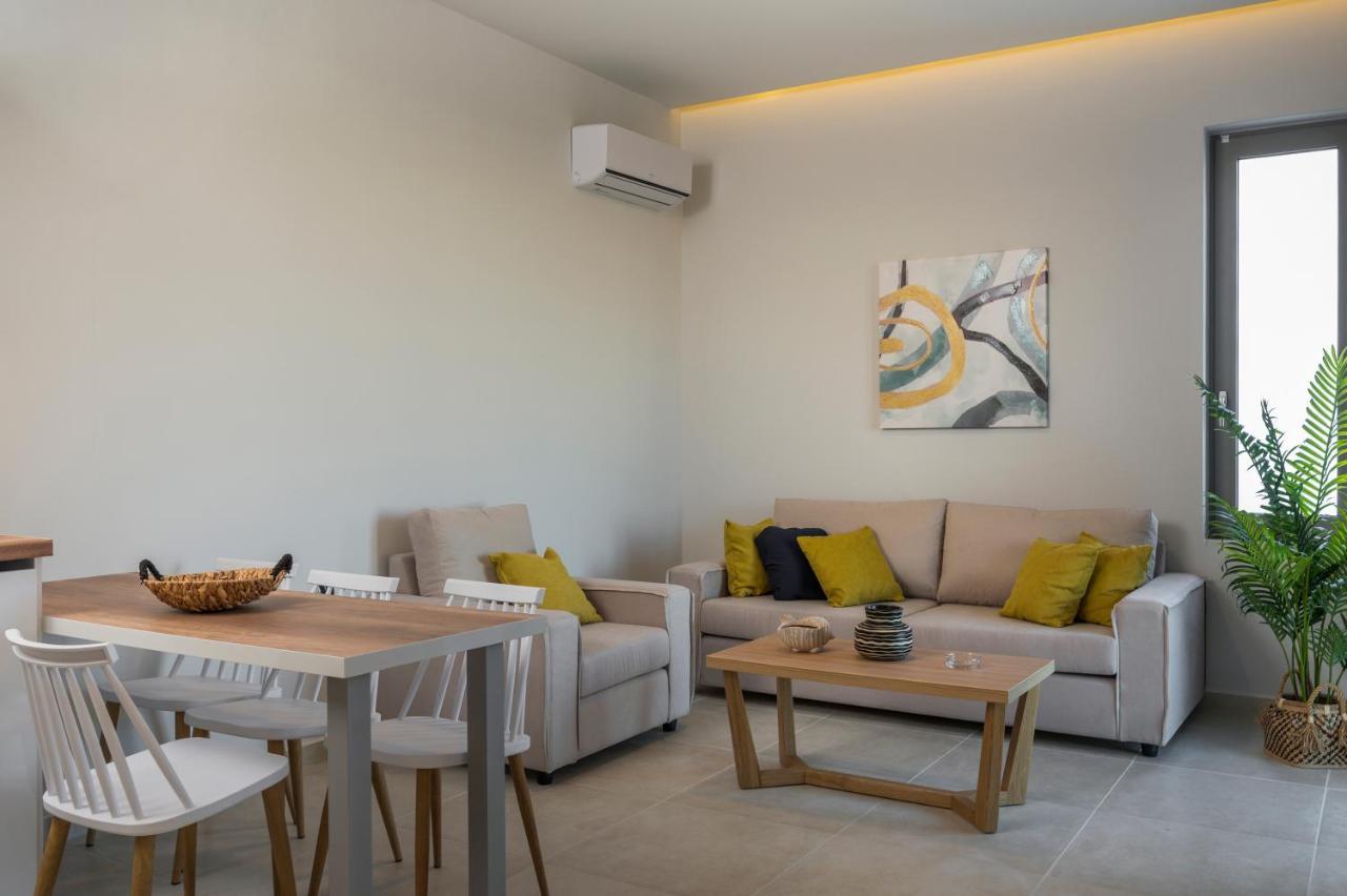 Aegean Breeze Luxury Apartments Next To The Sea Maleme Dış mekan fotoğraf