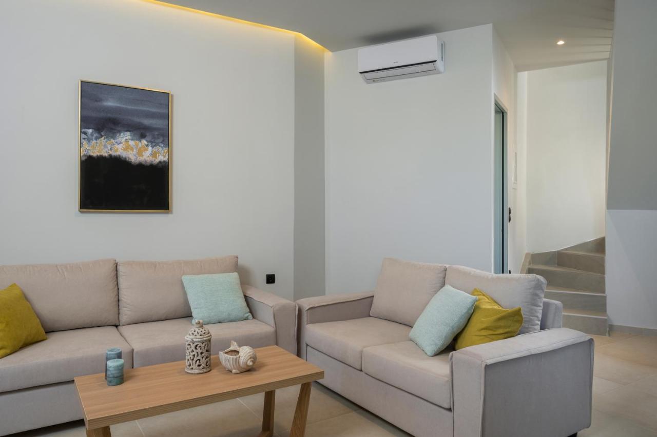 Aegean Breeze Luxury Apartments Next To The Sea Maleme Dış mekan fotoğraf