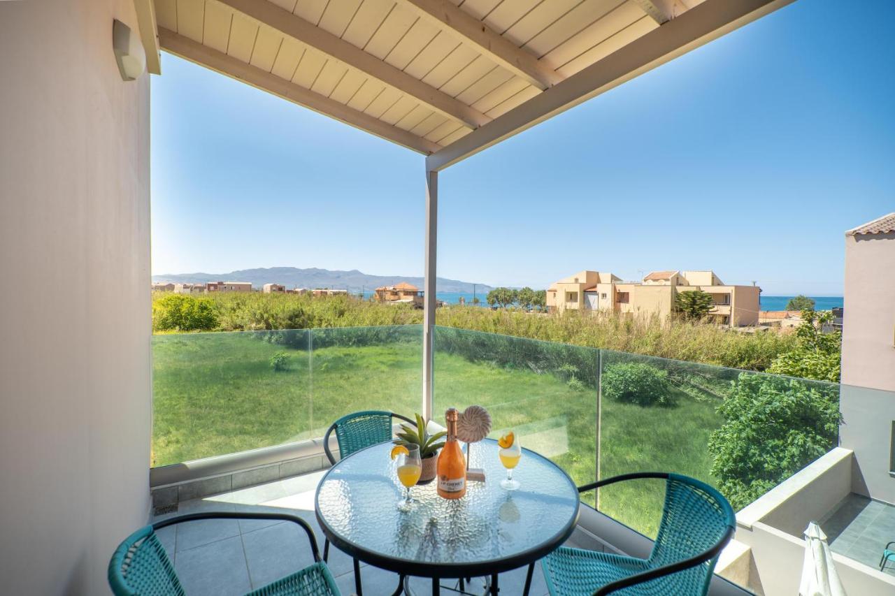 Aegean Breeze Luxury Apartments Next To The Sea Maleme Dış mekan fotoğraf