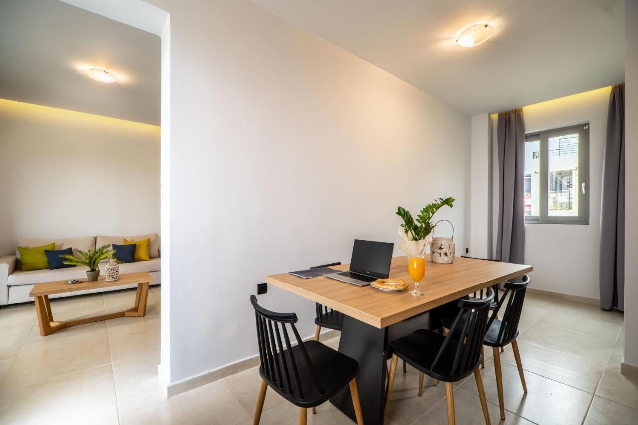 Aegean Breeze Luxury Apartments Next To The Sea Maleme Dış mekan fotoğraf